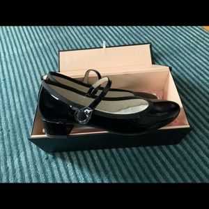 Repetto Rose Patent Mary Jane Black as seen on Kate Moss